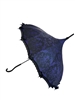 UMBRELLA PURPLE  OCTIPUS DAMSK And features lace and bow details and hook-style handle.