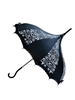 UMBRELLA ROSE DAMASK BLACK AND WHITE HILATY'S VANITY