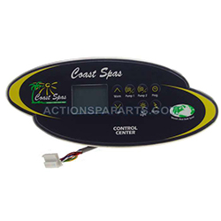 Control Panel, Coast Spas, TSC21 7 Button  **NLA**