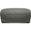 Pillow, D-1, Curved W/Logo, Grey