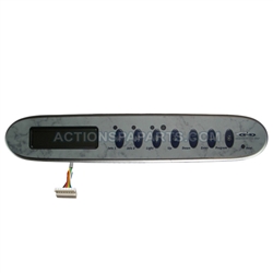 Control Panel, D1, Gecko MSPA, 1560-350 overlay. Uses 8 pin connector TSC-24