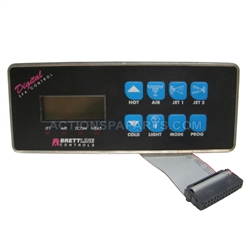 Control Panel, Brett Aqualine, BL-70 2P / 1SB /  1L, 5' / 8 Button