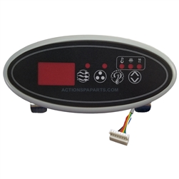Control Panel, Hydroquip, ECO-2, 4 Button 1 Pump & Aux