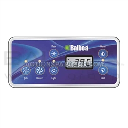 Control Panel, Balboa, Serial Standard Digital Panel (1 Pump, Blower, Light)
