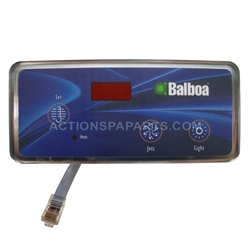 Control Panel, Balboa, Duplex Digital, 1 Pump LED