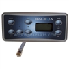 Control Panel, Balboa, Serial Standard Digital Panel, 7 Button, 2 Pumps / Blower