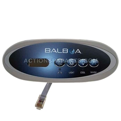 Control Panel, Balboa, MVP240, Digital Panel (1Jet Button, Blwr, Lite) LCD White