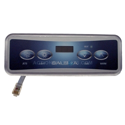 Control Panel, Balboa, Lite Duplex Digital Panel, 1 Pump, LCD