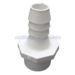 Barb Adapter, 3/4"Rb x 1"Spg / 3/4"S