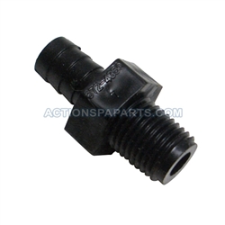 Barb Adapter, 1/4" MPT X 3/8"