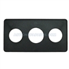 3 Button Deck Panel, Black