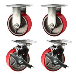 5 Inch Toolbox Casters with precision bearings