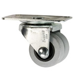 dual wheel low profile caster