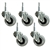 Polyurethane Tread Furniture Casters set of 5