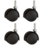 Pacer threaded stem  floor safe casters