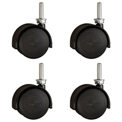 Pacer  Floor Safe Casters with Threaded  Stem