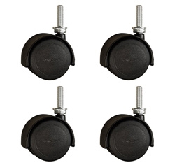 Pacer threaded stem floor safe casters