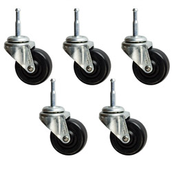 Soft Rubber Tread Furniture Casters