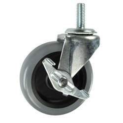 Polyurethane Tread Threaded Stem Caster