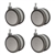 gray softech hardwood floor safe casters