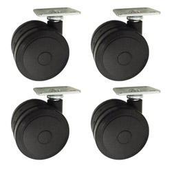 softech hardwood floor safe casters with top plate