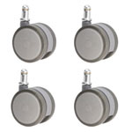 gray softech hardwood floor safe casters