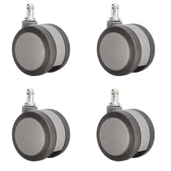 gray softech hardwood floor safe casters