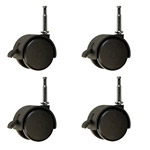 nylon chair casters with brake