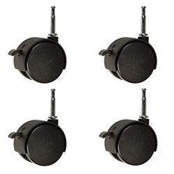 nylon chair casters with brake
