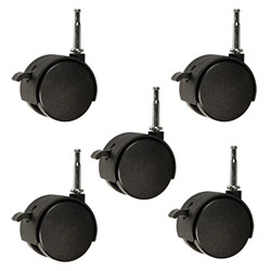 nylon chair casters with brake