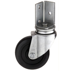 corner mount caster with 3 inch wheel
