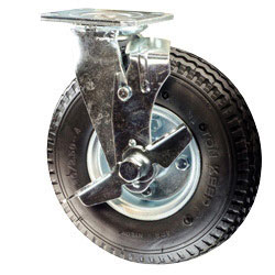 8" Swivel  Pneumatic Cart Caster with Brake