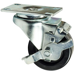 3" Swivel Caster with Phenolic Wheel with Brake