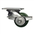 3-1/4 Inch Low Profile Swivel Caster with Polyurethane Tread Wheel and  Brake