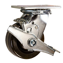 4 Inch Swivel Caster with Brake and Phenolic Wheel