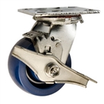 4 Inch Swivel Caster - Solid Polyurethane Wheel with ball bearings