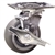 4" Swivel Caster w/ Brake and Thermoplastic Rubber Tread Wheel