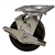 5 Inch Swivel Caster with Phenolic Wheel, Ball Bearings and Brake