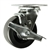 5 Inch Swivel Caster with Polyolefin Wheel, Ball Bearings and Brake