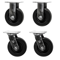 6 Inch Polyolefin Wheel Toolbox Casters