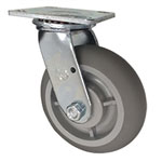 6" Swivel Caster with Thermoplastic Rubber Tread Wheel