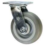 6" Swivel Caster with Thermoplastic Rubber Tread Wheel