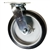 8 Inch Swivel Caster with Rubber Tread on Aluminum Core Wheel