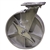 8 Inch Swivel Caster with Semi Steel Wheel, Ball Bearings and Brake