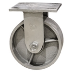 4 Inch Rigid Caster with Semi Steel Wheel and Ball Bearings