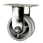 4 Inch Rigid Caster with V Groove Wheel