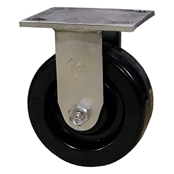 6 Inch Rigid Caster with Phenolic Wheel and Ball Bearings