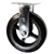 8 Inch Rigid Caster with Rubber Tread Wheel