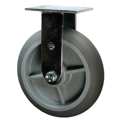 8" Rigid Soft Tread Bellman Cart Caster