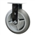 8" Rigid Caster with Thermoplastic Rubber Tread Wheel and Ball Bearings